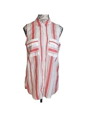 NWOT | Express Sleeveless Portofino Striped Blouse | Medium #331